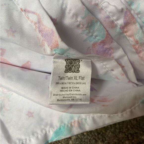 Your Zone Unicorn Flat Top Sheet - Picture 3 of 6